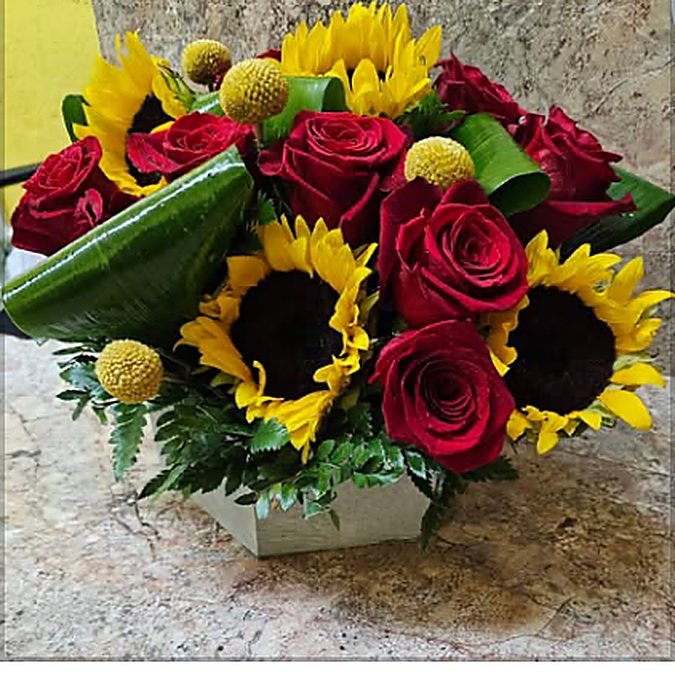 Anniversary arrangement by Serenity Flowers
