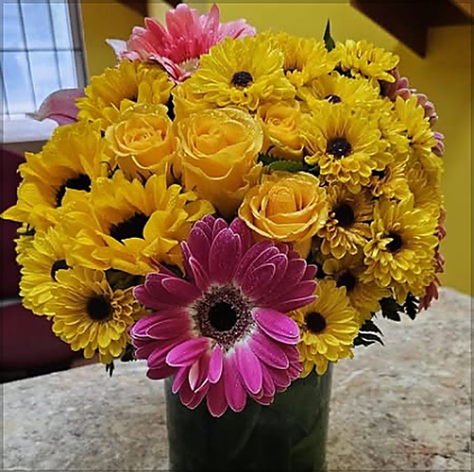 Birthday Flowers arrangement by Serenity Flowers